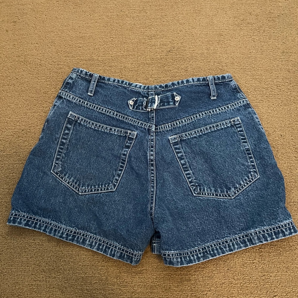 Vintage dark wash denim shorts - Picture 5 of 5